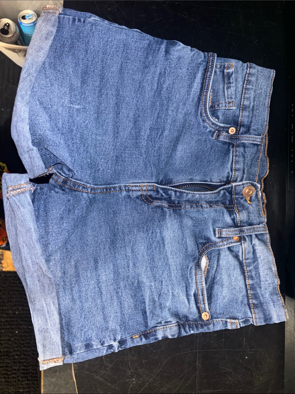 Classic Blue Denim Shorts